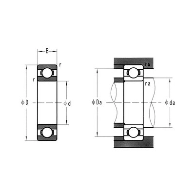 Ceramic Deep Groove Ball Bearings